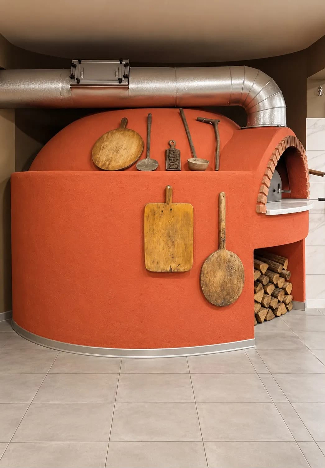 Il forno in muratura